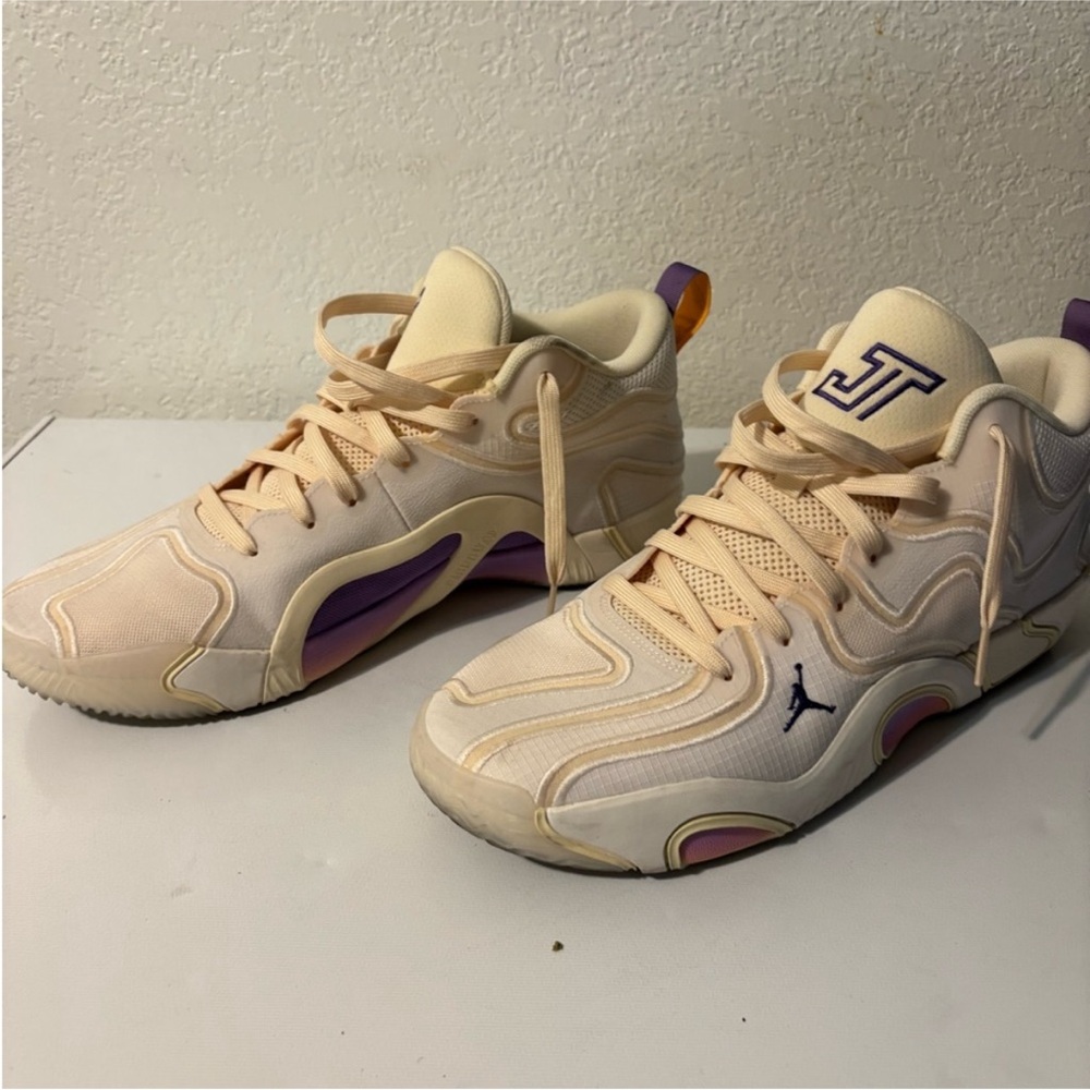 Jordan Tatum 3 Offseason 2024 excellent 14 Cream Purple